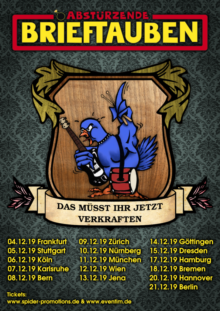 Das müsst ihr jetzt verkraften Tourplakat